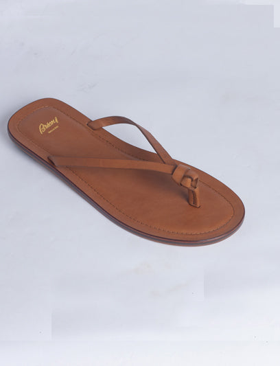 Brown Brioni Thong Sandal AGO