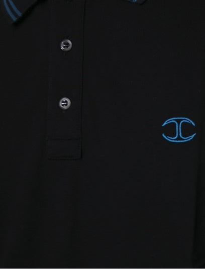 Black Just Cavalli Polo Shirt