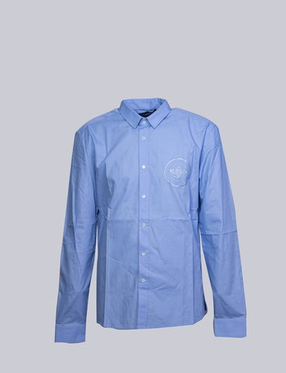 Sky Blue Balmain Shirt