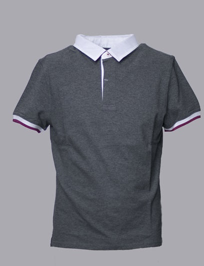 Grey Massimo Dutti Polo Shirt