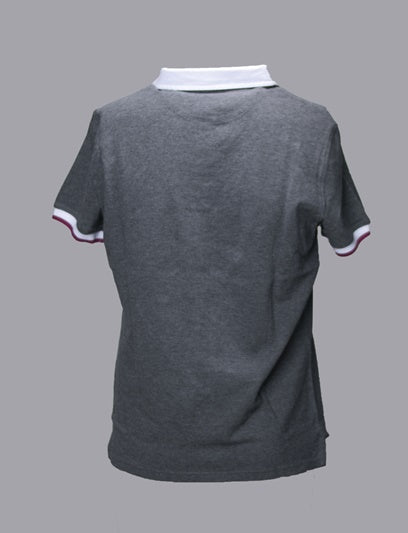 Grey Massimo Dutti Polo Shirt