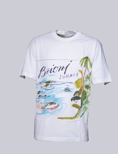 White Brioni T-Shirt