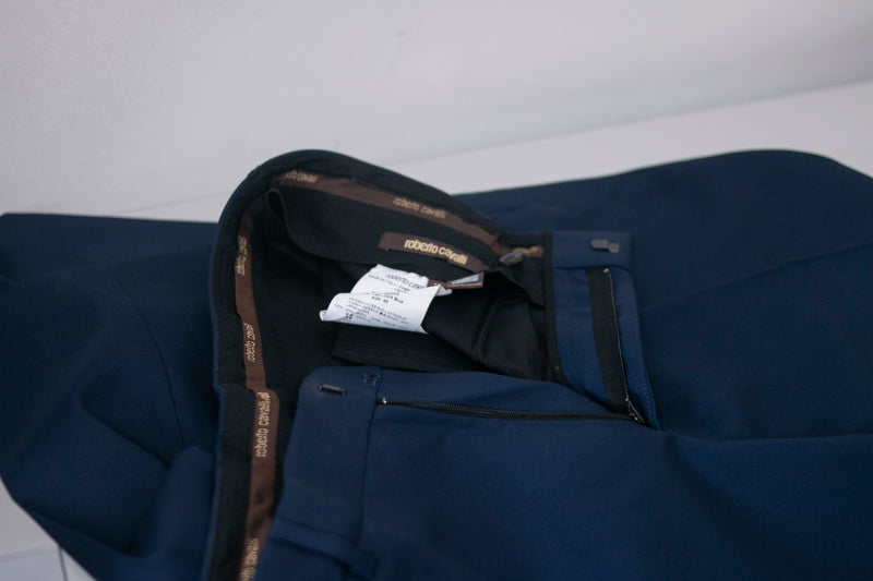 Navy Blue Roberto Cavalli Trouser