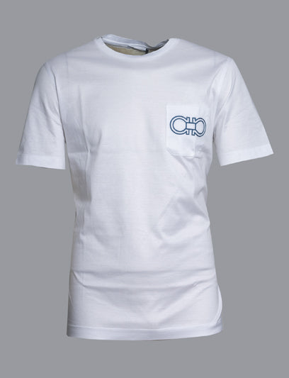 White Ferragamo T-Shirt