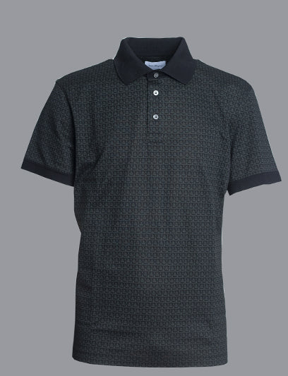 Spruce/Black Ferragamo Polo Shirt