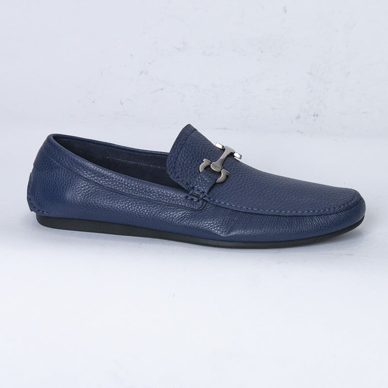 Blue Salvatore Ferragamo Dress Shoe