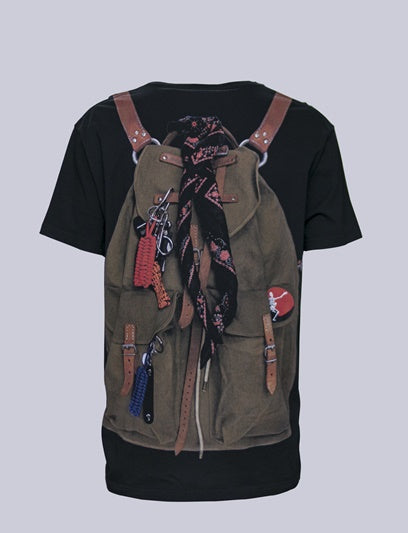 Black Back Design Alexander McQueen T-Shirt