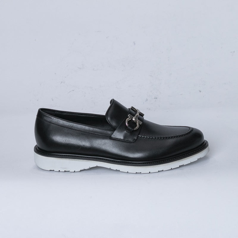 Black Salvatore Ferragamo Dress Shoe