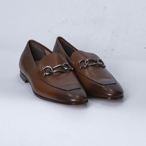 Brown Salvatore Ferragamo Dress Shoe