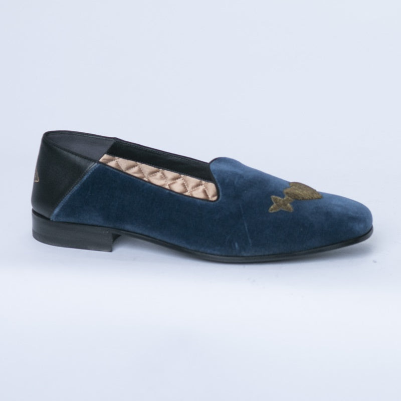 Blue Gucci Dress Shoe