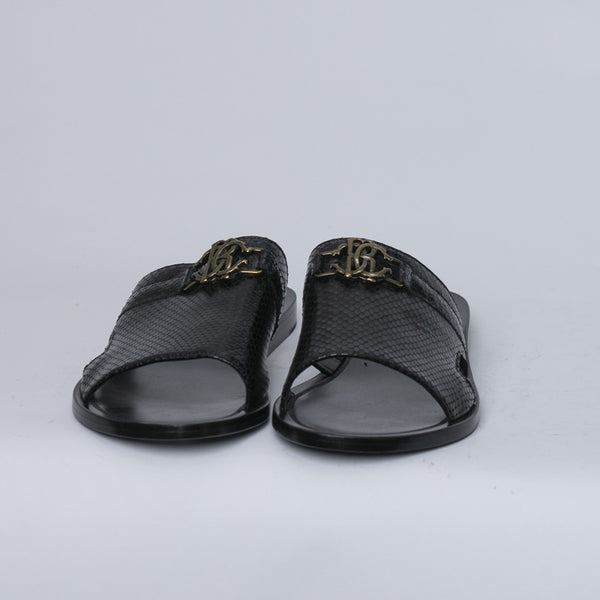 Black Roberto Cavalli Slide