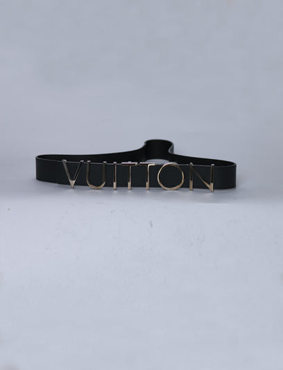 Black Louis Vuitton Belt