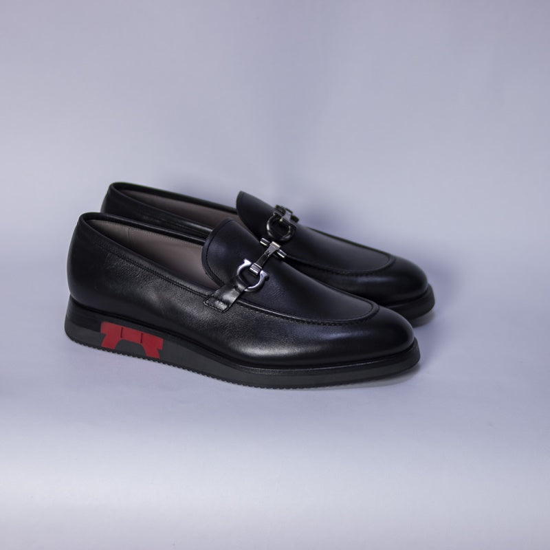 Black Atlanta Ferragamo Dress Shoe