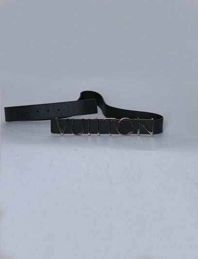 Black Louis Vuitton Belt