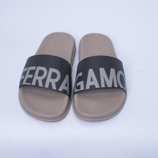 Brown Ferragamo Slide