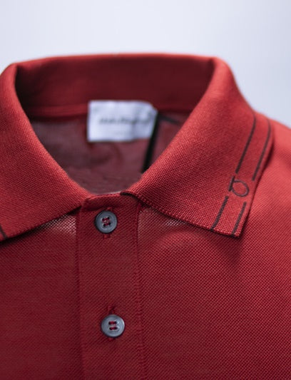 Red Salvatore Ferragamo Polo Shirt