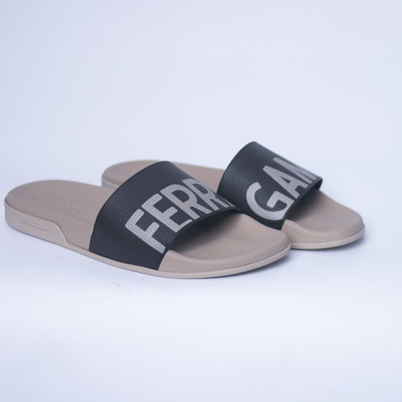 Brown Ferragamo Slide