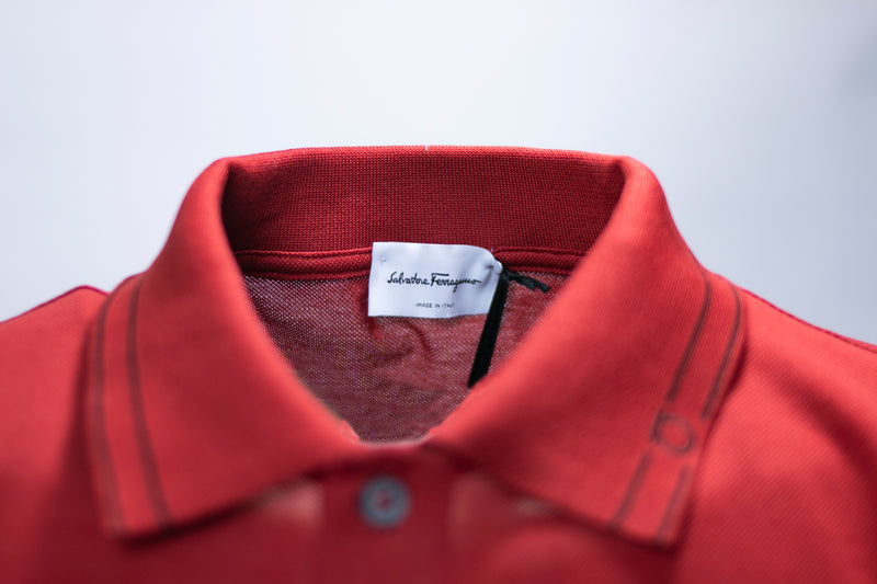 Red Salvatore Ferragamo Polo Shirt