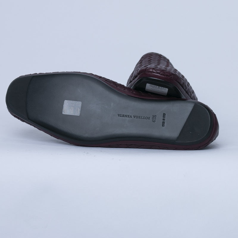 Burgundy Bottega Veneta Dress Shoe