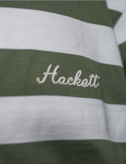 White Green Hackett Polo Shirt