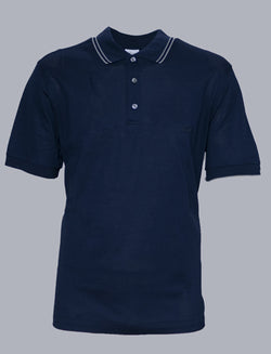 Blue Brioni Polo Shirt