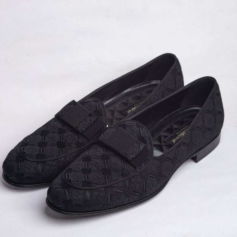 Dolce& Gabbana Fabric Loafers Black