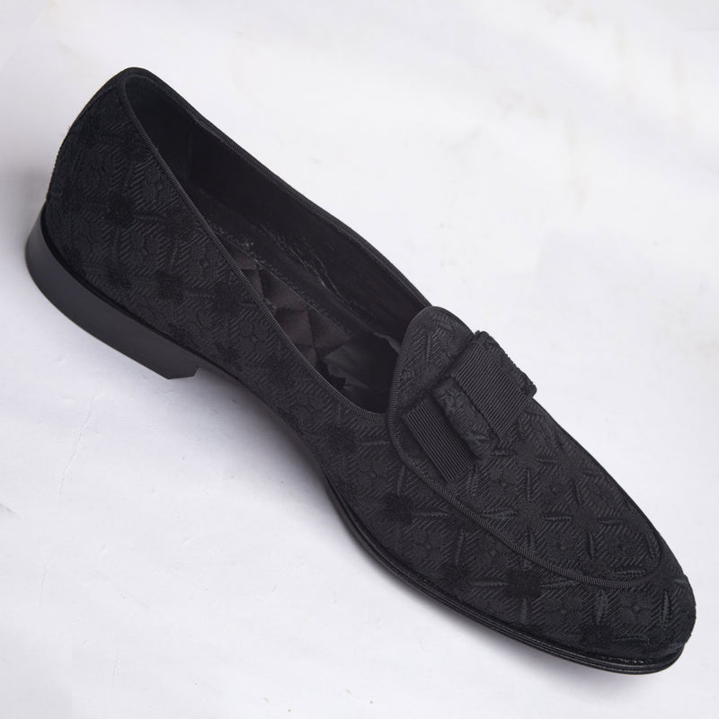 Dolce& Gabbana Fabric Loafers Black