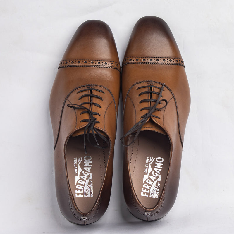 Ferragamo Boston Brown Shoe