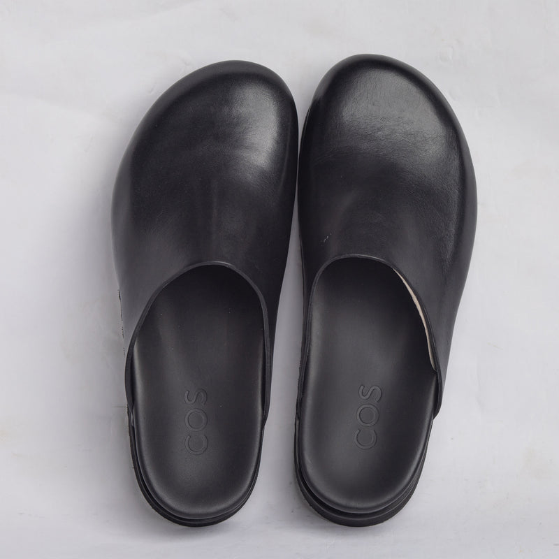 COS Leather Slide black