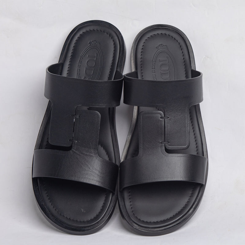 Tod's Leather Sandal Black