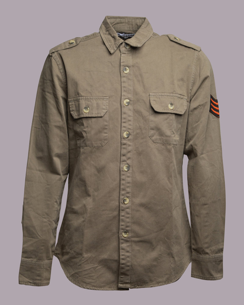 Curated Military Inspired Shirt